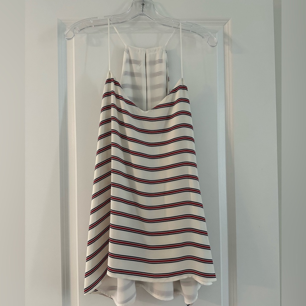 Express stripe tank top blouse